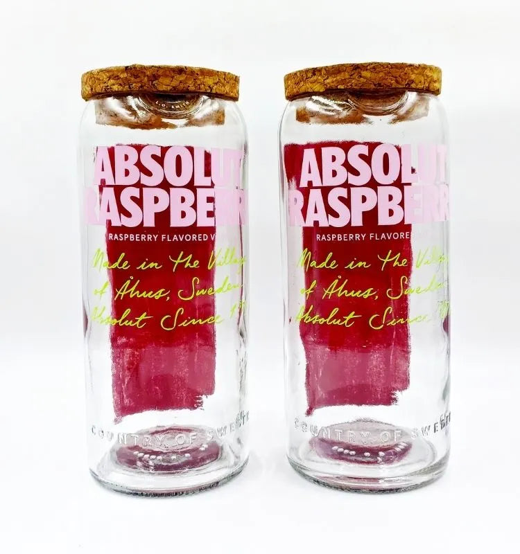 Absolut Raspberri Jars Set