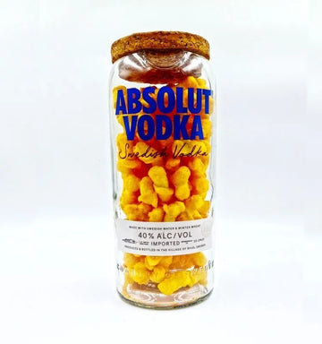 Absolut Glass bottle Jar