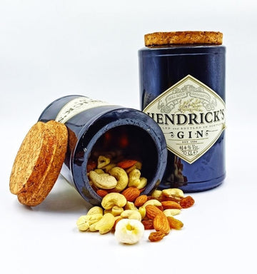 Krystal Kraft Hendrick's Inspired Glass Jar with Cork Lid Set of Two