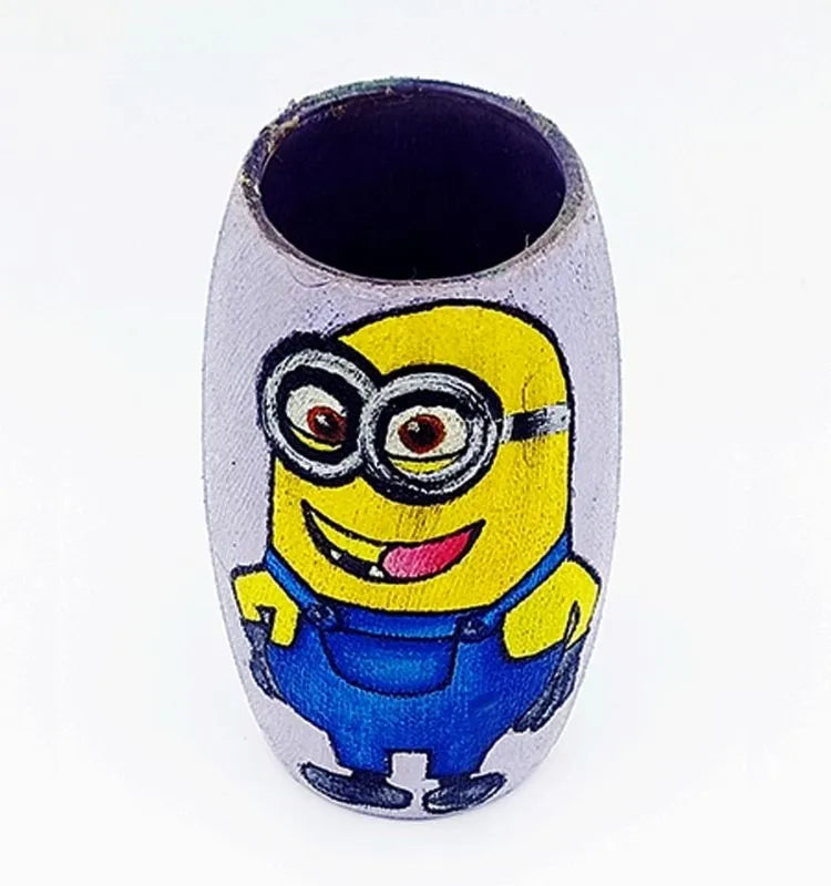 Handmade Bob Minion Bottle Art