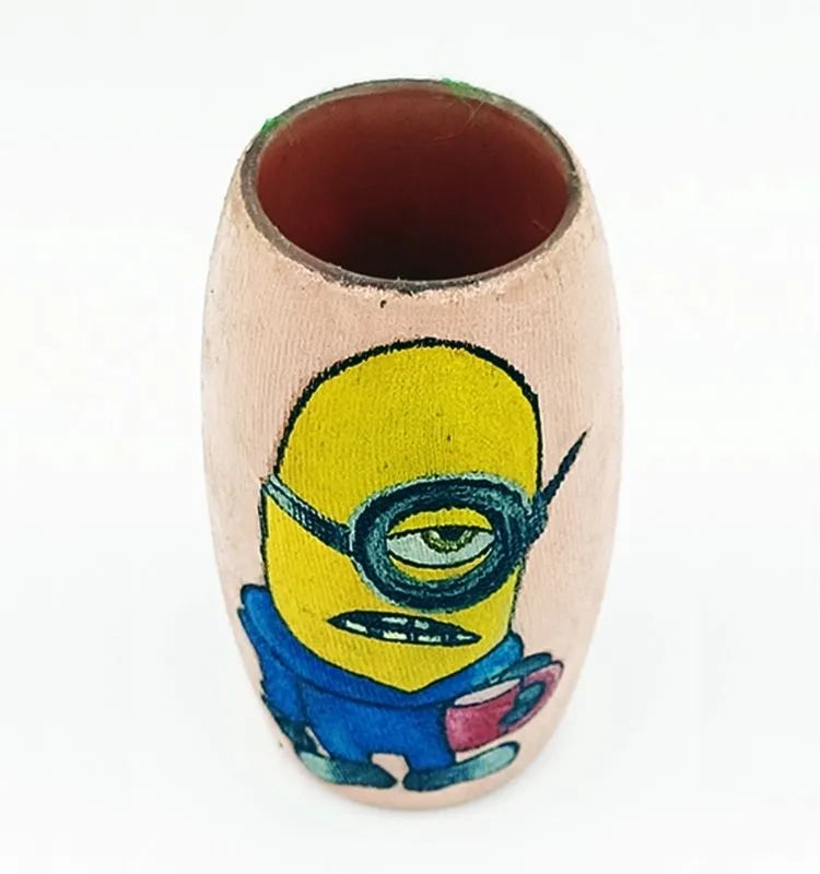 Handmade Mini Vase Workaholic Minion