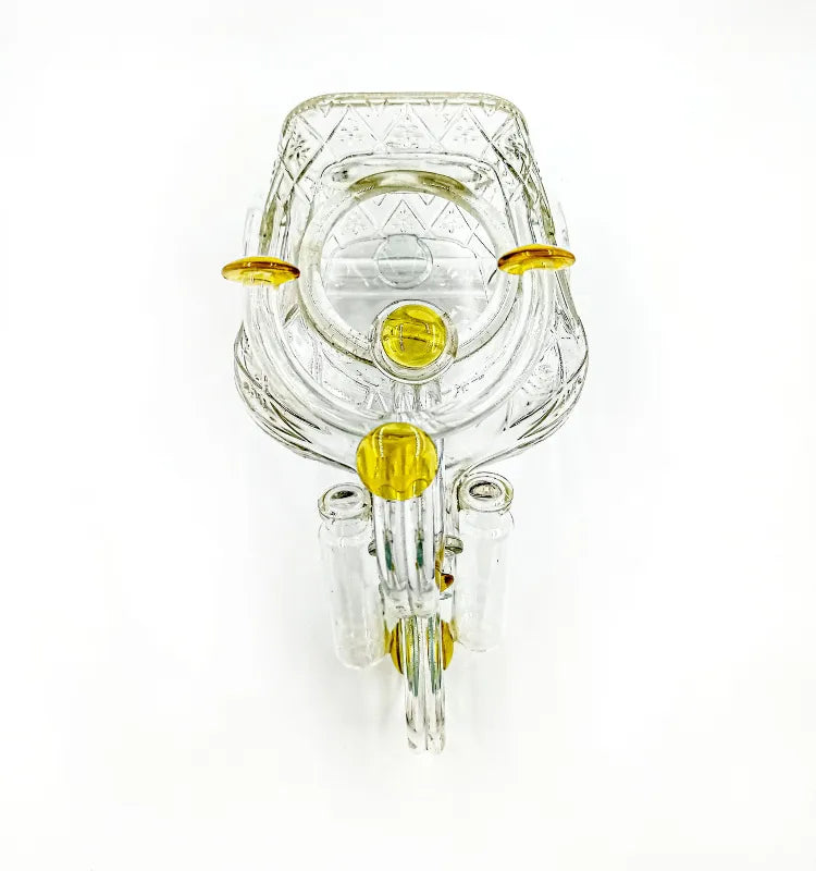 Artistic upcycled tricycle planter for indoor decoration