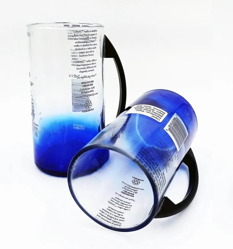 Upcycled Ciroc Bottle Mug - Eco-Friendly Style