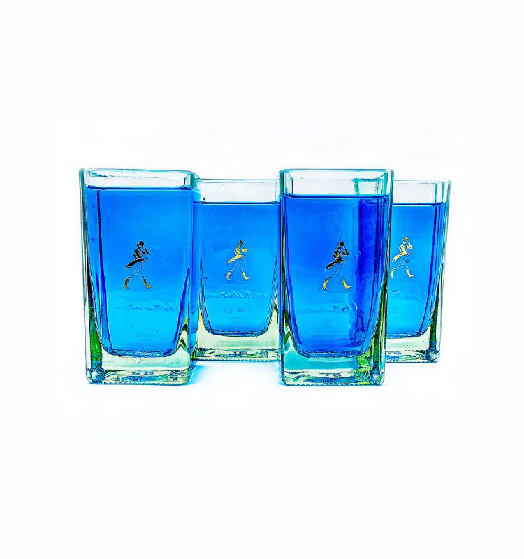 Upcycled Jhonnie Walker Gold Label glass handmade from recycled whisky bottle