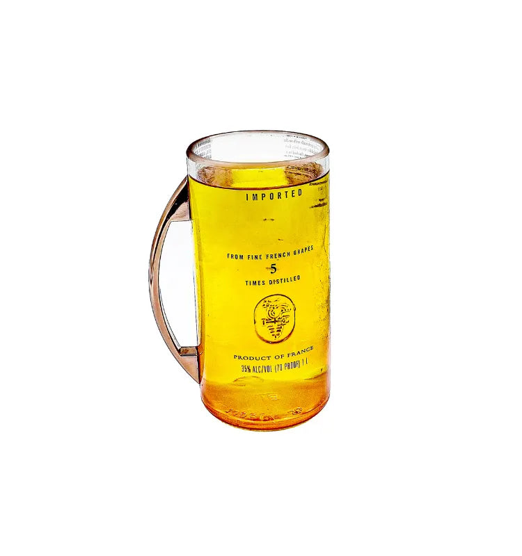 Upcycled glass bottle art handcrafted in India, eco-friendly sustainable home décor from recycled glassware