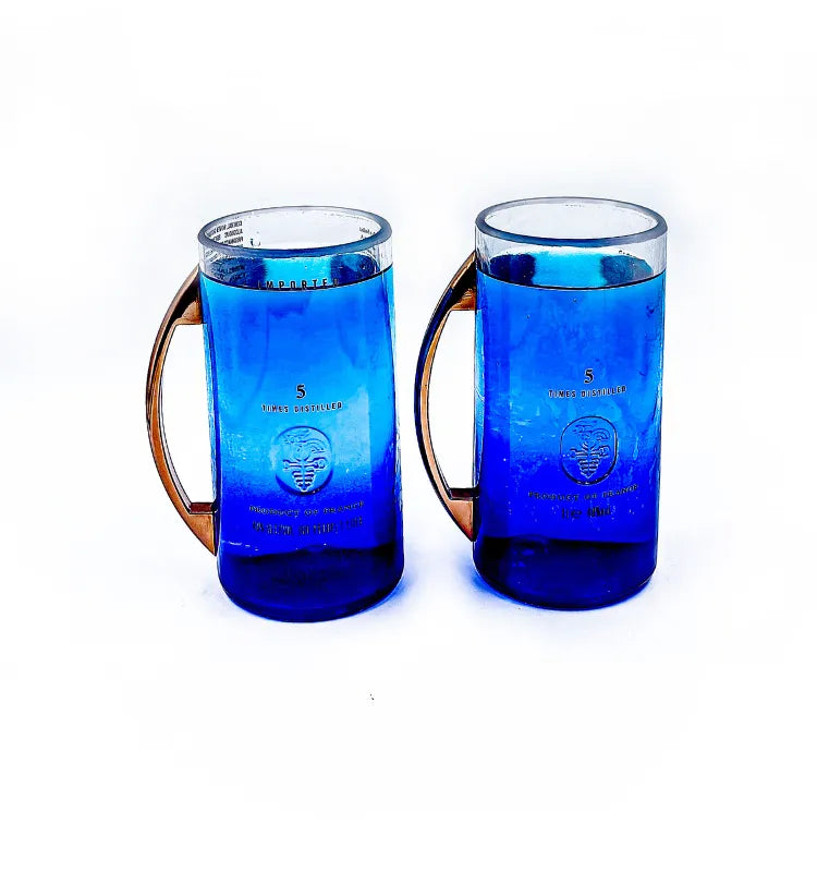 Eco-friendly Ciroc bottle art mug – Sustainable glass home accessory by Krystal Kraft