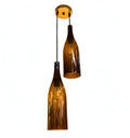 Krystal Kraft recycled glass bottle lighting collection — premium artisan bottle lamps and tea light holders offering sustainable, elegant, and ambient home décor.