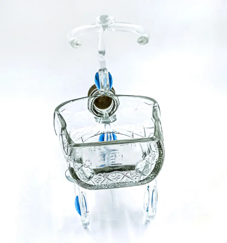 Sustainable handmade planter by artist Raees Ahmed Merchant side view