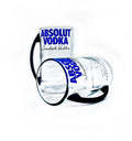 Sustainable recycled glass mug made from Absolut bottle – handmade eco-conscious gift
