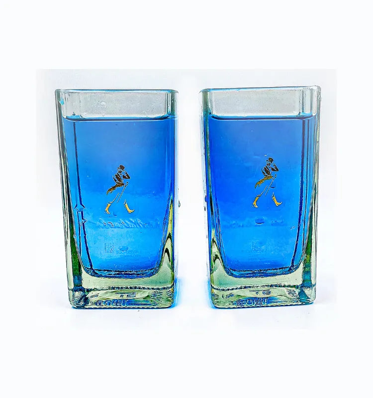 Handcrafted upcycled whisky bottle glass, eco-friendly sustainable drinkware