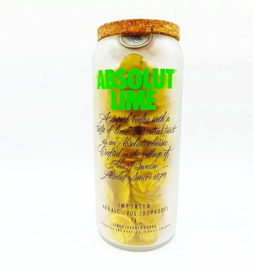 Absolut Lime Storage Jars by Krystal Kraft