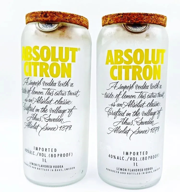 Absolut Citron Jars Stylish, Sustainable Storage