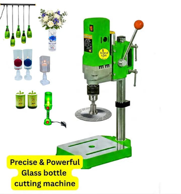 710W Heavy Duty Glass Bottle Cutting Machine with 13mm chuck and cast iron base