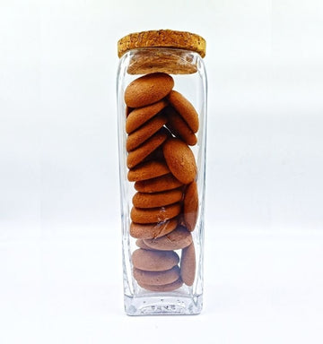 Krystal Kraft Gold Label Glass Jar with Cork Lid | Eco-Friendly