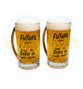 Handcrafted personalized glass mug perfect for smoothies and milkshakes home decor