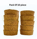 Natural cork stoppers set of 10, 70mm top diameter, for jars and bottles - Krystal Kraft
