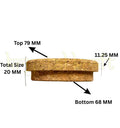 Cork stopper fitted in wine bottle neck showing air-tight seal - Krystal Kraft