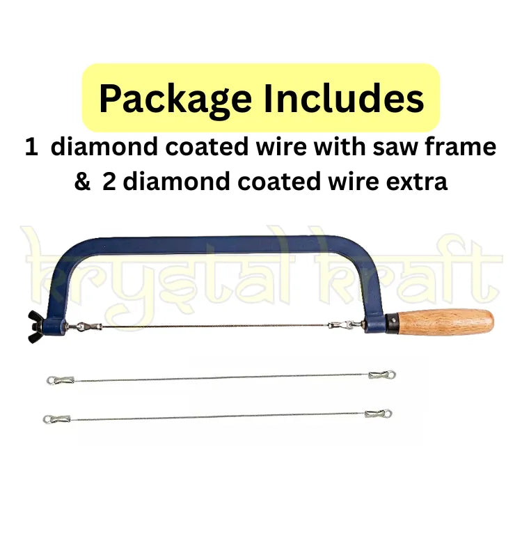 0.3mm diamond wire coping saw iron steel frame cutting tool