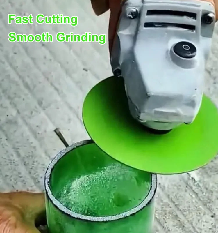 	Glass cutting disc used for ceramic tile trimming and grinding
