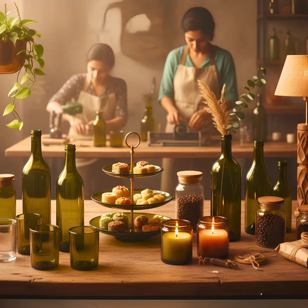 Glass bottle cutting and upcycling masterclass workshop