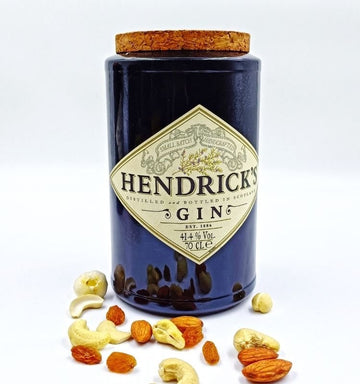 Krystal Kraft Hendrick's Gin-Inspired Glass Jar with Cork Lid