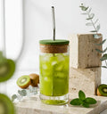 Eco-friendly sipper handcrafted from an upcycled Greater Than gin bottle
