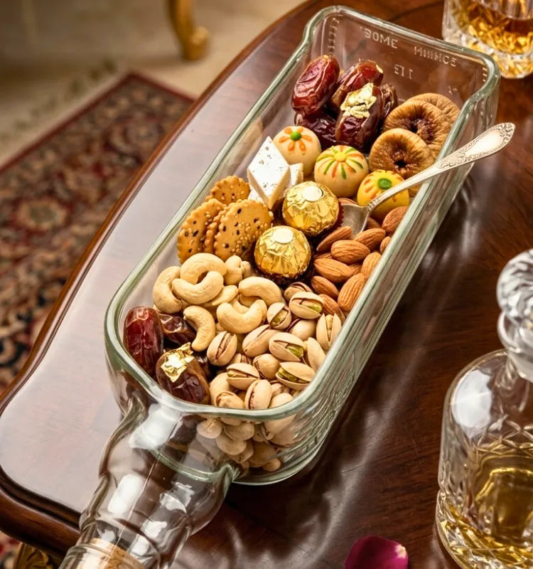 Teacher’s Bottle Serving Platter by Krystal Kraft photographed against a clean background.