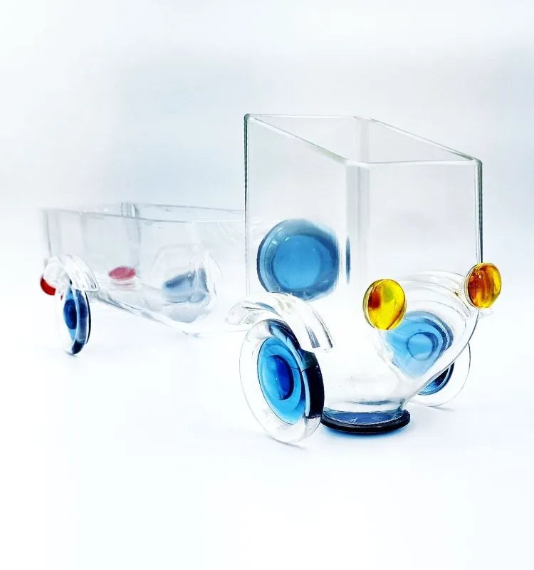 The "Speed Green" Planter – Unique Recycled Glass Truck Planter
