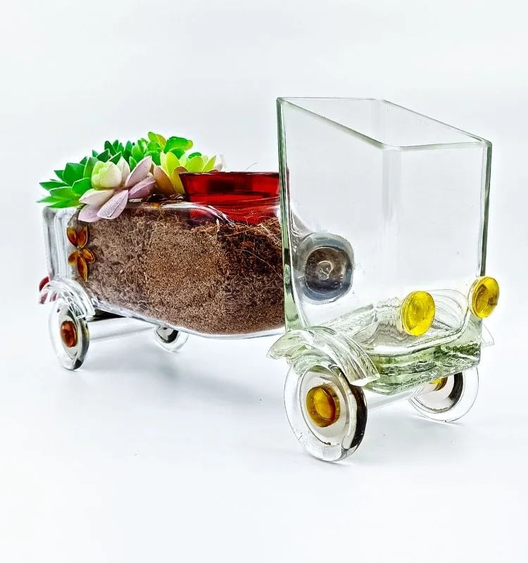 Eco-Friendly Gold Label Whisky Truck Planter