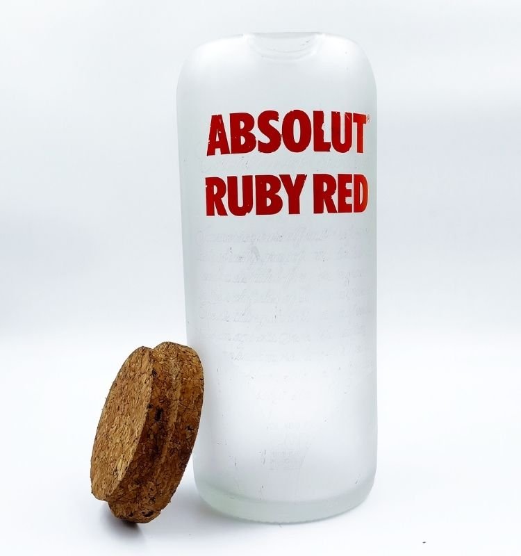 Absolut Ruby Red Jar by Krystal Kraft