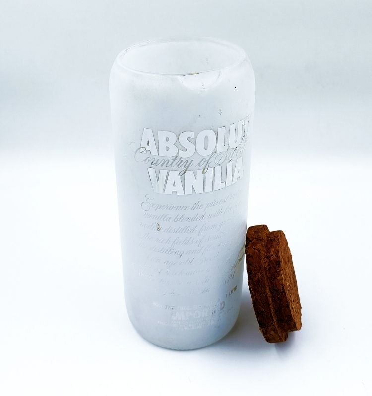 Absolut Vanilla Jar – Eco-Friendly & Stylish Decor