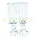 Minimalist decorative vase duo designed for contemporary living spaces.