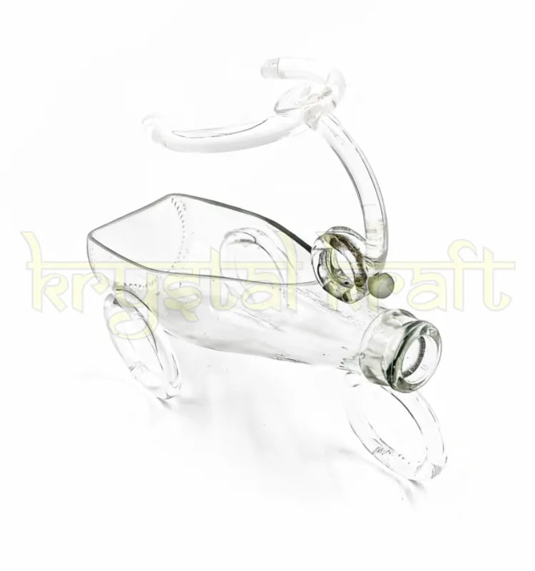 Bloom Buggy baby carriage-shaped planter handcrafted from upcycled glass bottles with a three-wheel tricycle design and natural coco-coir detail — a charming, sustainable décor piece for modern eco-conscious homes.