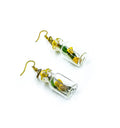 vibrant glass jhumka earrings handcrafted in India