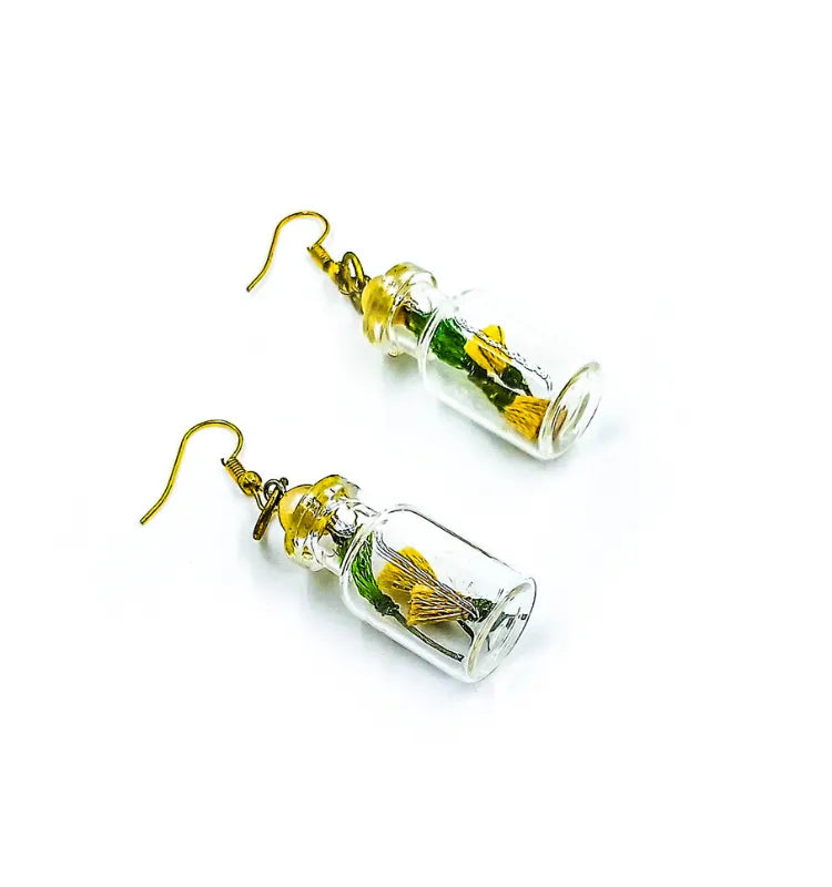 vibrant glass jhumka earrings handcrafted in India