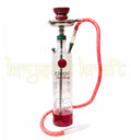 Sustainable recycled bottle hookah made from Ciroc glass with reusable hose