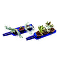 Balcony and kitchen décor with handcrafted bottle planters
