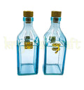 Interior designer chosen upcycled glass bottle canister for luxury home and office decor.