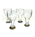 Unique artisan crafted old monk bottle glasses for home décor