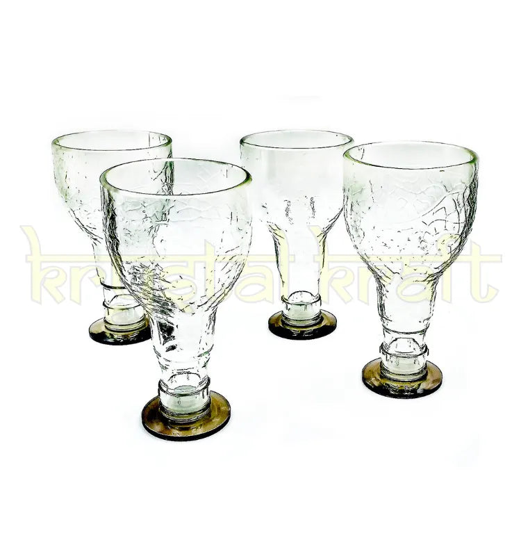Unique artisan crafted old monk bottle glasses for home décor