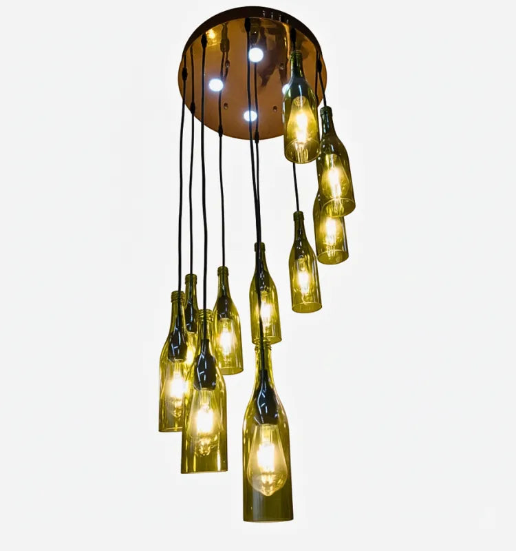 Eco-Friendly Decorative Hanging Bottle Lights for Home and Restaurants