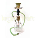 Luxury eco-friendly recycled glass bottle hookah for home décor and premium smoking experience
