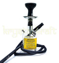 Sustainable luxury glass hookah made from recycled Monkey Shoulder bottle
