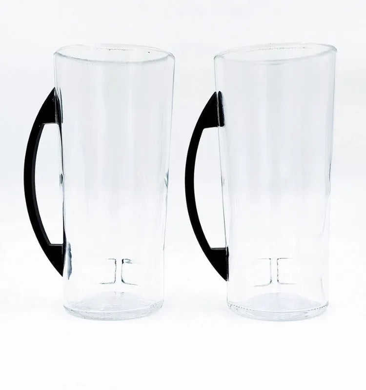 Set of two eco-friendly Macallan whisky bottle mugs suitable for coffee, tea, cocktails, or chilled beverages.