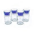 Recycled Absolut vodka glassware, sustainable upcycled home accessories India