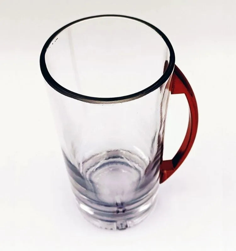 Upcycled whisky glass crafted from original Indri Whisky bottle