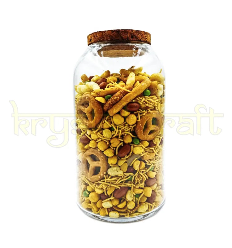 Handcrafted upcycled Glenlivet 2L glass jar featuring the original branding, polished finish, and eco-friendly design—perfect for elegant sustainable home decor.