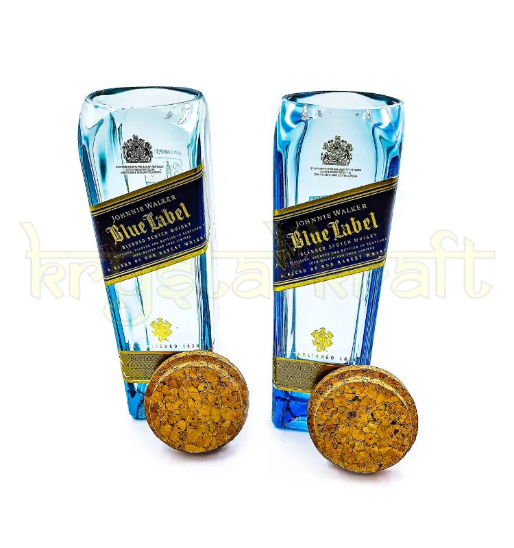 Eco storage jar created using recycled bottle upcycling process.