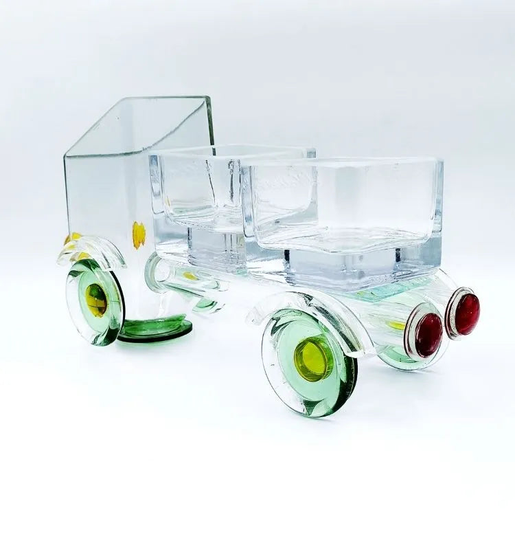 Elegant glass Tempo bowl with intricate detailing and sturdy base, designed as a beautiful serving and gifting piece for housewarming or festive occasions.