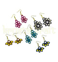 Artisan-made eco friendly paper quilled earrings Krystal Kraft India